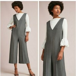 Anthropology Cartonnier gray jumpsuit size Medium